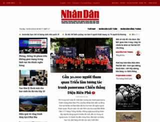 nhandan.com.vn screenshot