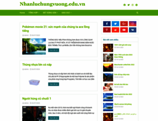 nhanluchungvuong.edu.vn screenshot