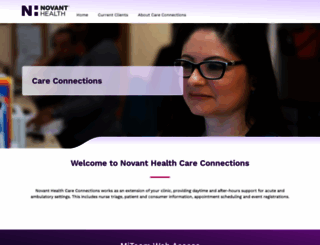 nhcareconnections.org screenshot