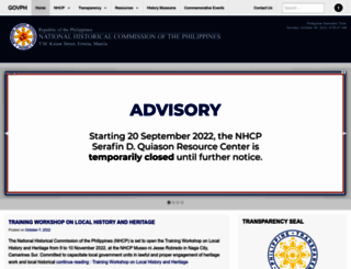 nhcp.gov.ph screenshot