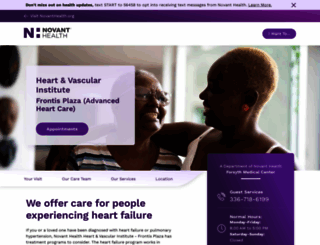 nhforsythheartandwellness.org screenshot