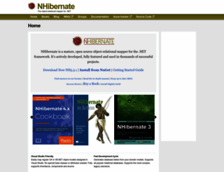 nhibernate.info screenshot