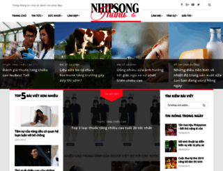 nhipsongphunu.com screenshot