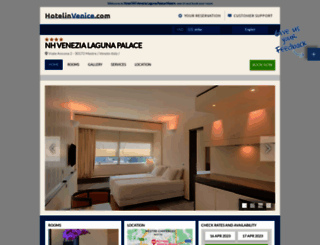 nhlagunapalace.hotelinvenice.com screenshot