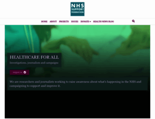 nhscampaign.org screenshot