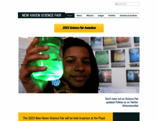 nhsciencefair.org screenshot