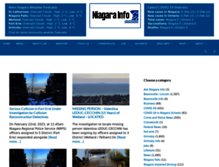 niagarainfo.ca screenshot