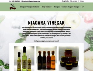 niagaravinegar.com screenshot