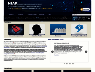 niap-ccevs.org screenshot