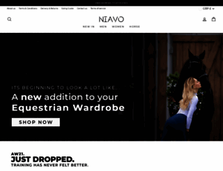 niavoequestrian.com screenshot