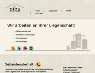 niba-services.ch screenshot