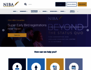 niba.com.au screenshot