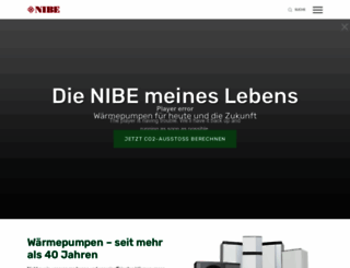 nibe.de screenshot