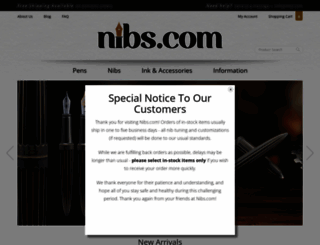 nibs.com screenshot