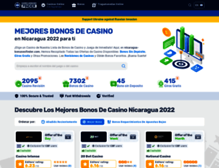 nicaragua-bonusesfinder.com screenshot
