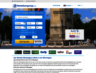 nicaragua.rentalcargroup.com screenshot