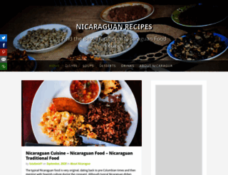 nicaraguanrecipes.com screenshot