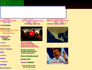 nicaraguaspanishlanguage.com screenshot