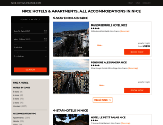 nice-hotels-france.com screenshot