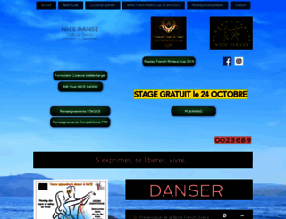 nice06danse.com screenshot