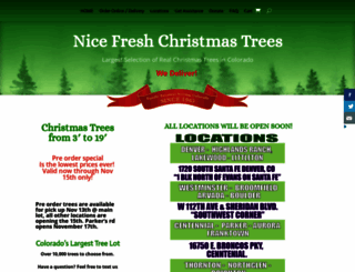 nicechristmastrees.com screenshot