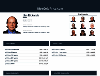 nicegoldprice.com screenshot