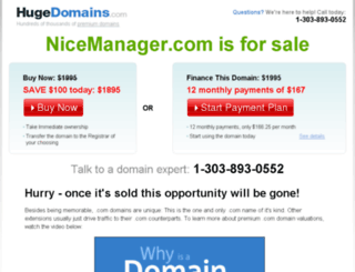 nicemanager.com screenshot