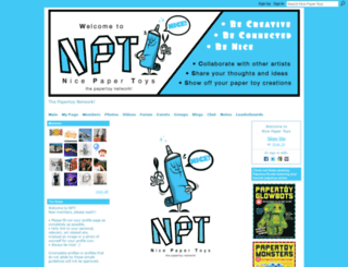 nicepapertoys.com screenshot