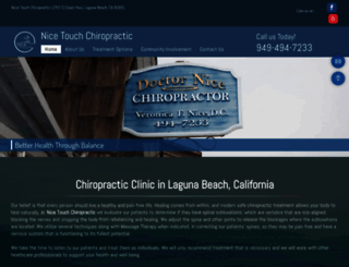 nicetouchchiropractic.com screenshot