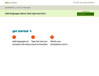 nicetranslator.com screenshot