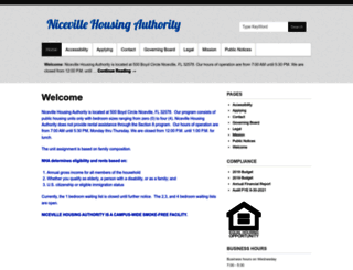 nicevillehousing.org screenshot