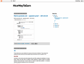 nicewaytoearn.blogspot.se screenshot