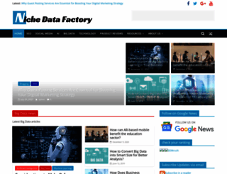 nichedatafactory.com screenshot