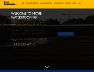 nichewaterproofing.com screenshot