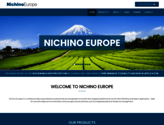 nichino-europe.com screenshot