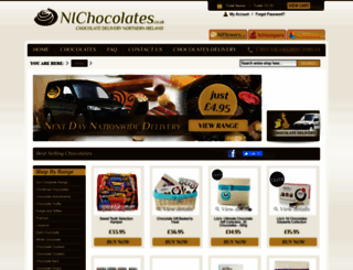nichocolates.co.uk screenshot