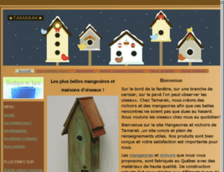 nichoir-mangeoire.ca screenshot