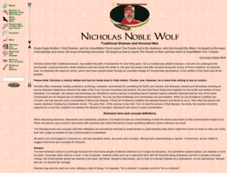 nicholasnoblewolf.com screenshot