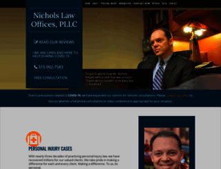 nichols-law.com screenshot