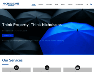 nicholsons.com.au screenshot