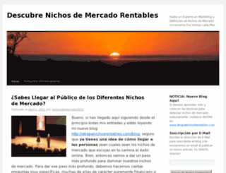 nichosdemercado2010.wordpress.com screenshot