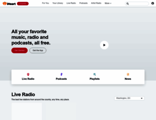 nick.radio.iheart.com screenshot