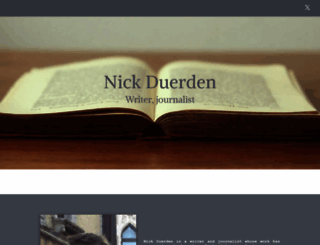 nickduerden.co.uk screenshot