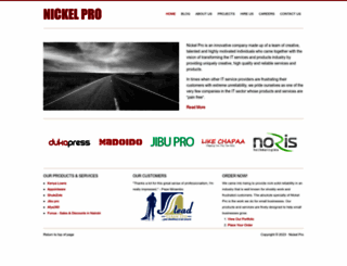 nickelpro.com screenshot