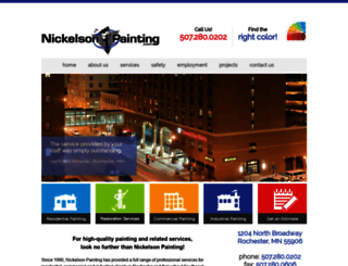 nickelsonpainting.com screenshot