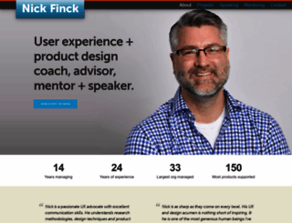 nickfinck.com screenshot