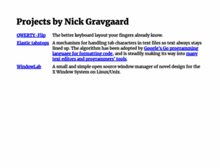 nickgravgaard.com screenshot