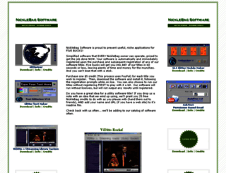 nicklebagsoftware.com screenshot