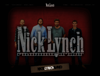 nicklynchmusic.com screenshot
