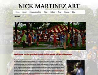 nickmartinezart.com screenshot